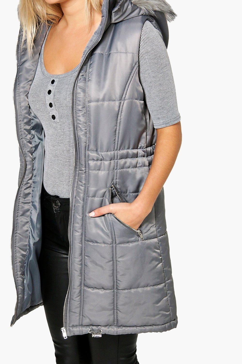 Boohoo faux fur on sale gilet