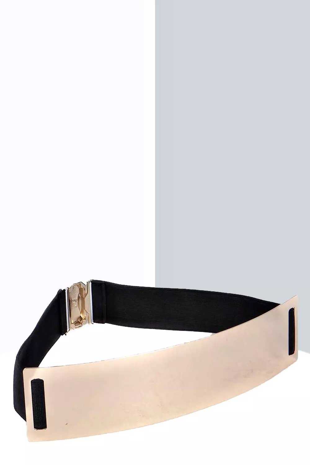 Gold metal hot sale plate belt