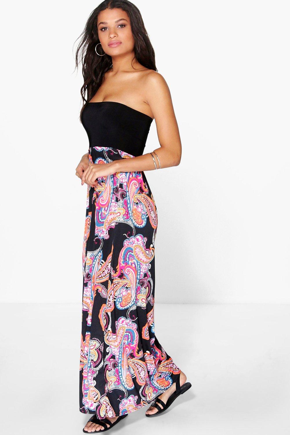 boohoo paisley dress