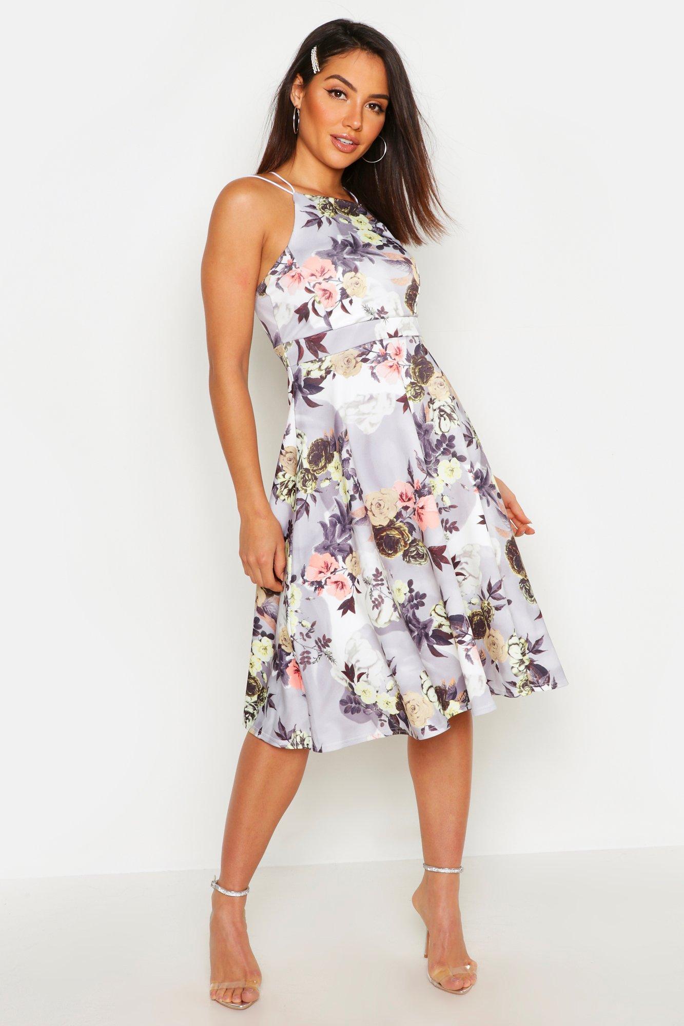 boohoo floral dress