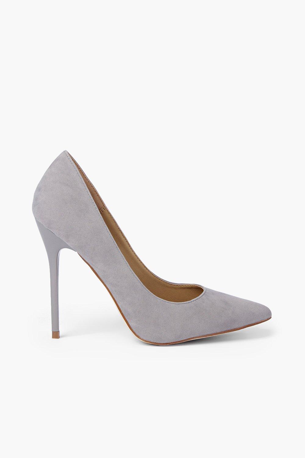grey heels