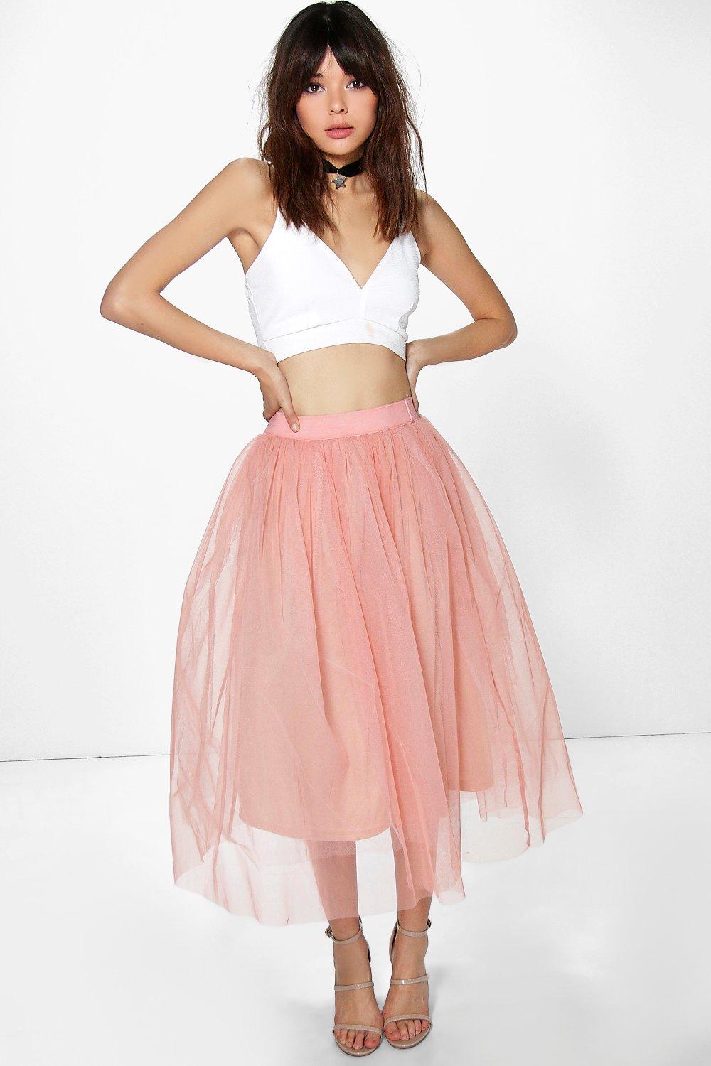 Boohoo white tutu outlet skirt