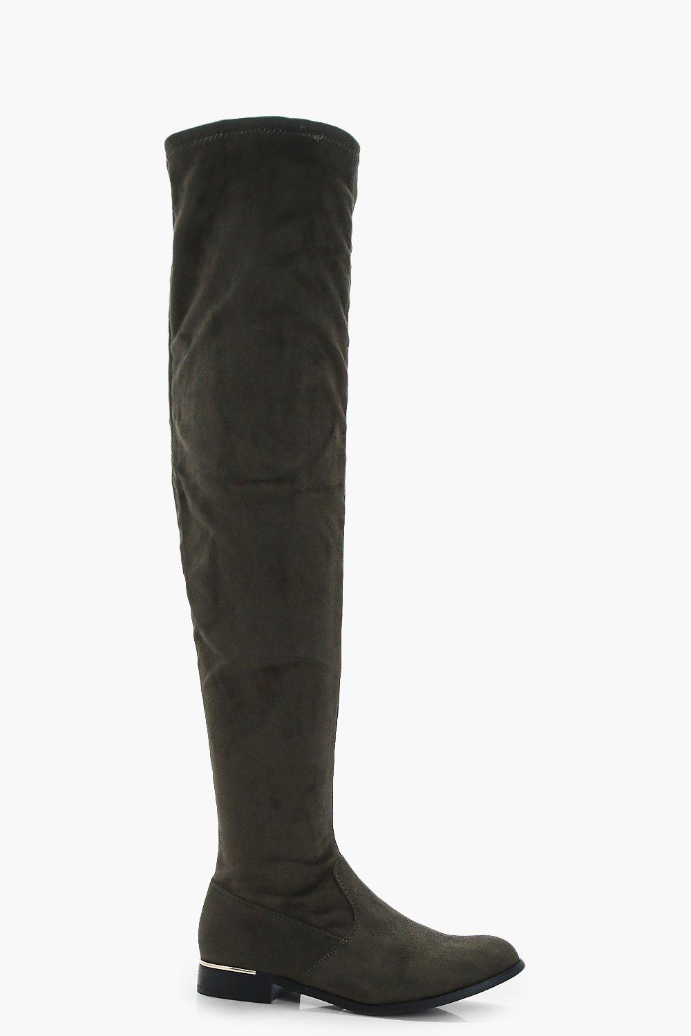 boohoo flat boots