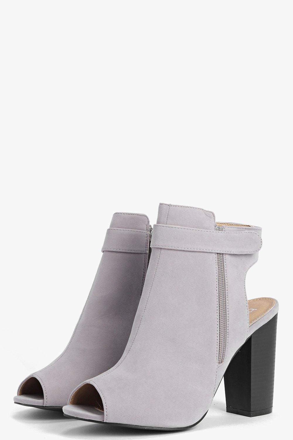 boohoo open toe boots