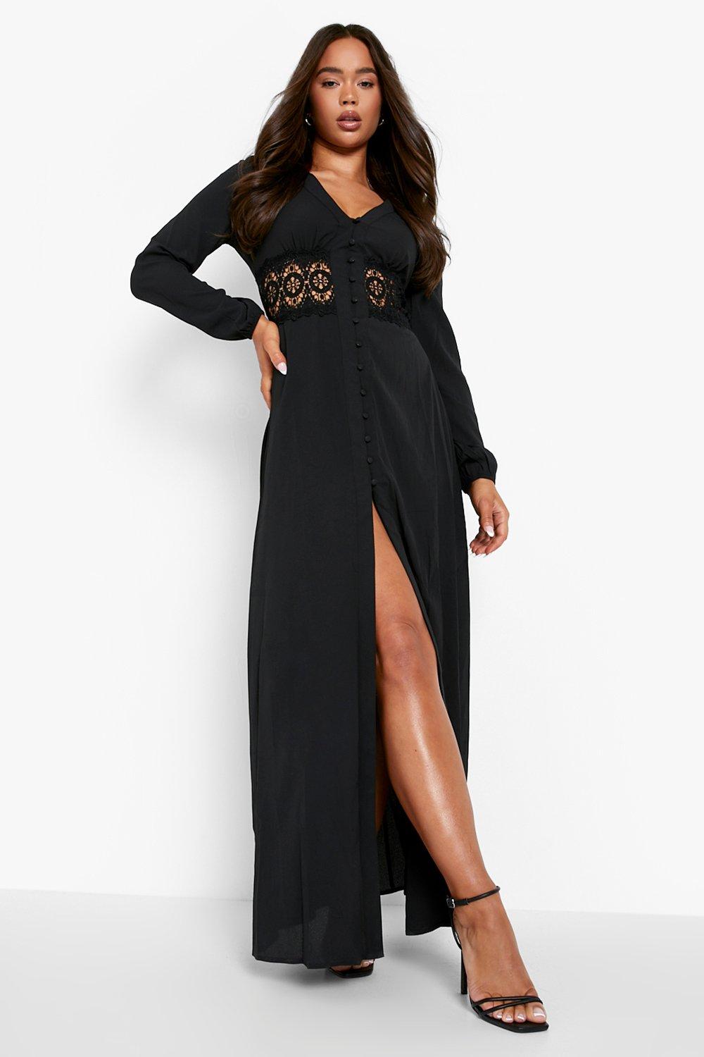 boohoo lace dress