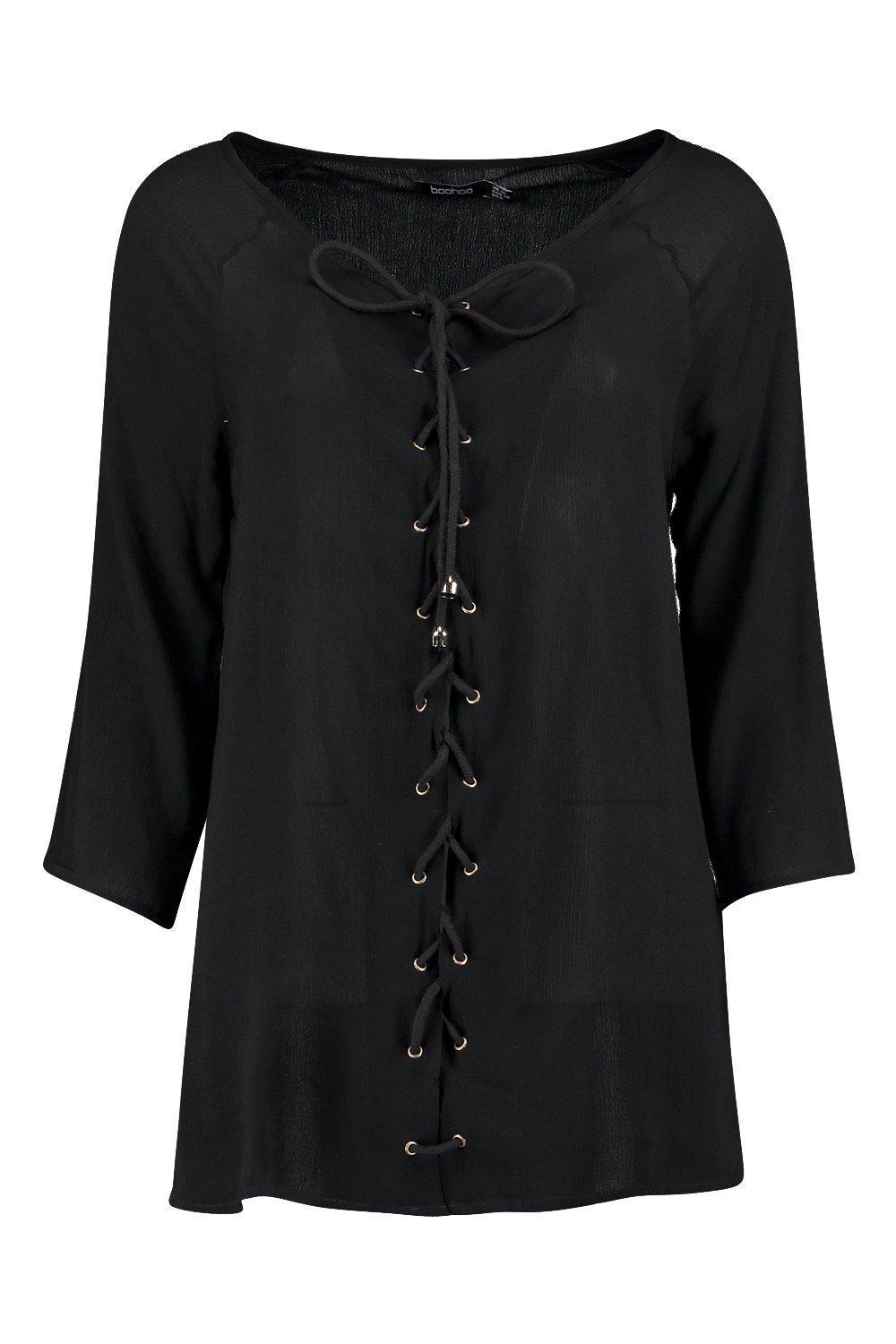 Blusa arrugada online