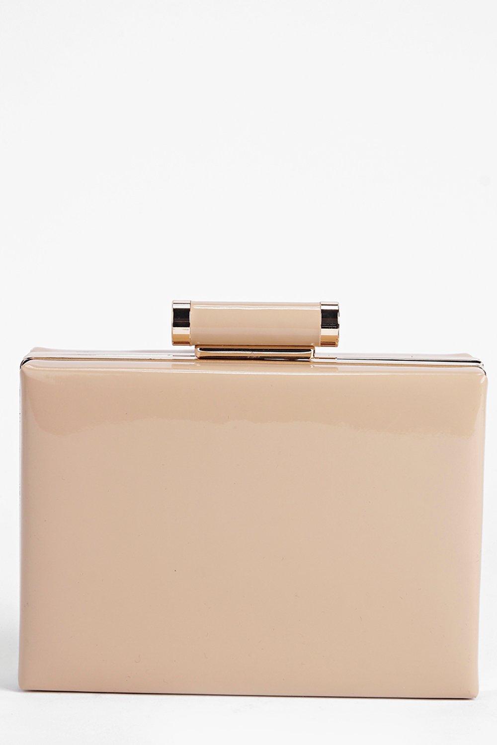 Patent best sale nude clutch