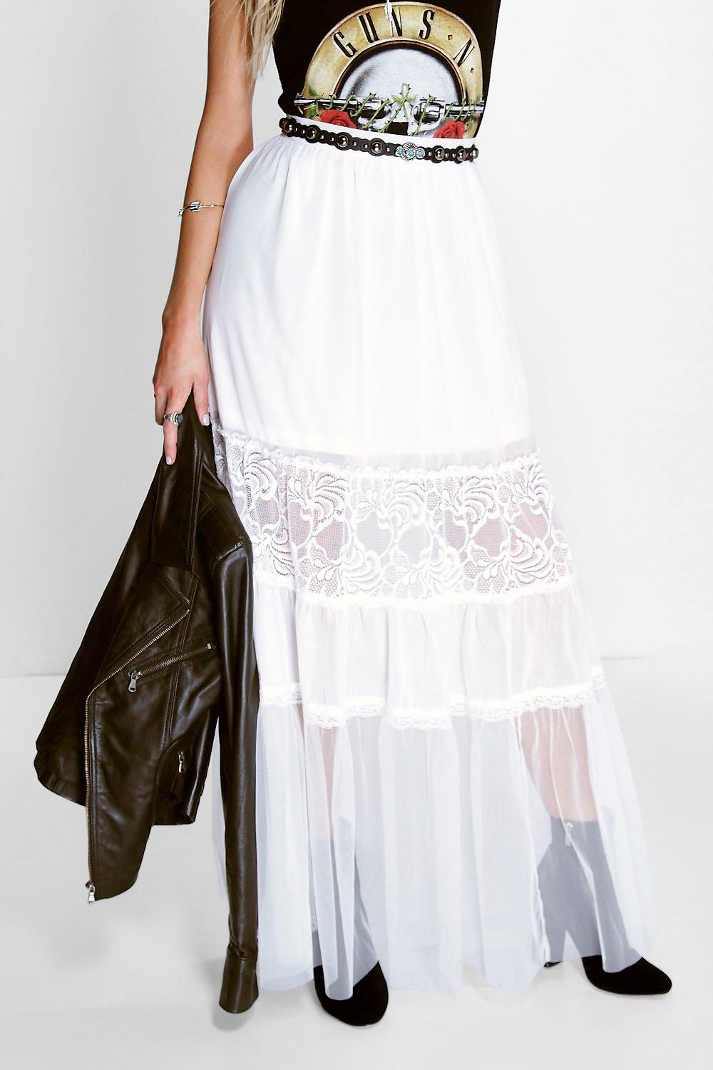 Tulle maxi skirt outlet boohoo