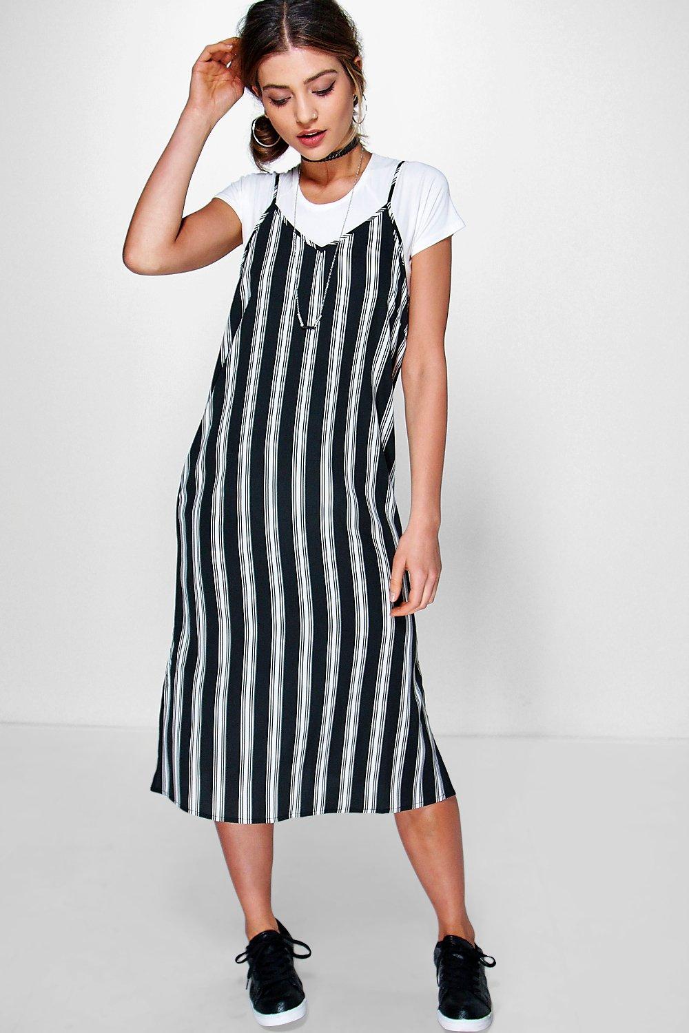 cami slip midi dress
