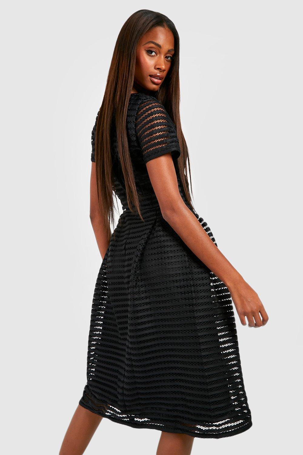 Boohoo black prom store dress