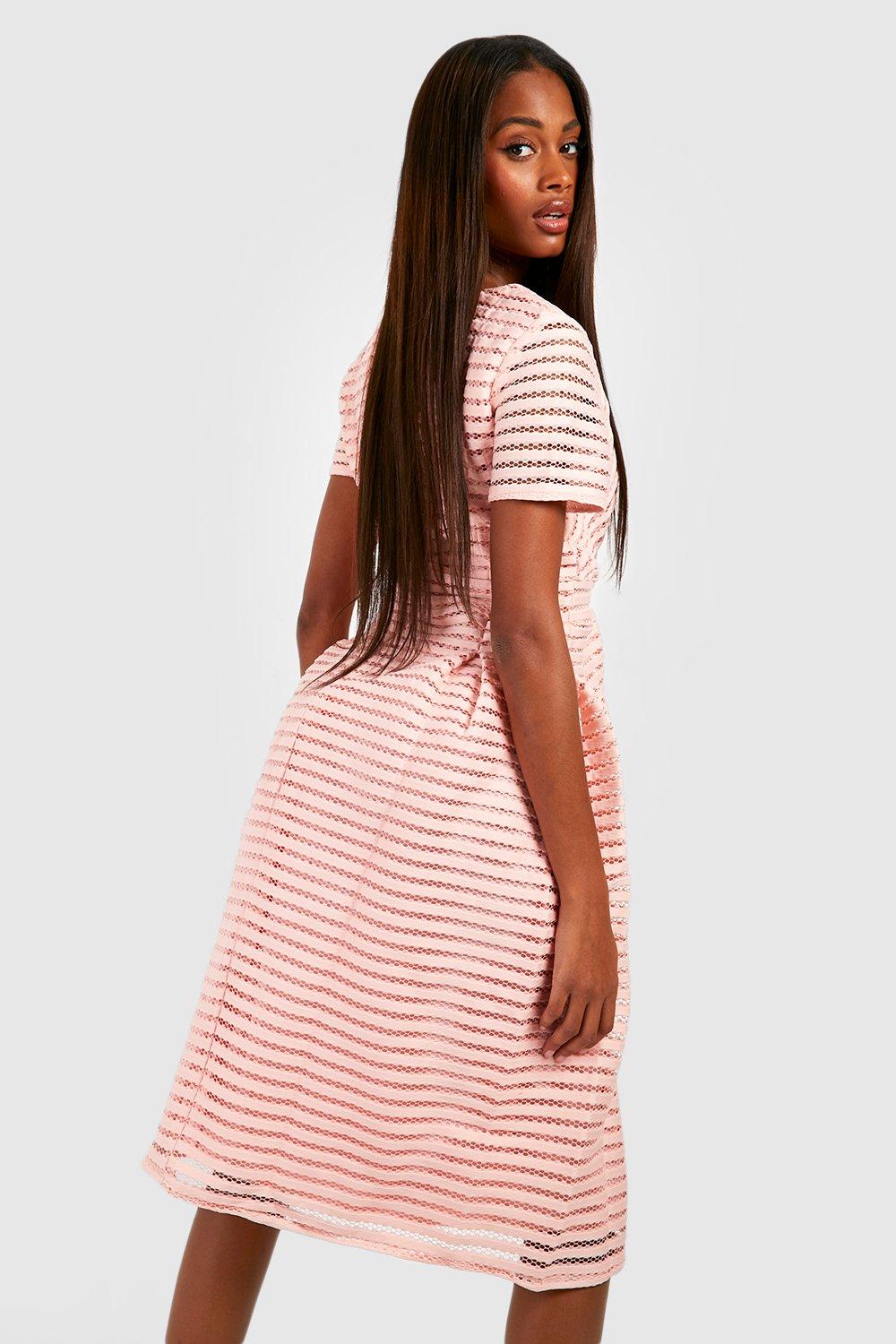 Boohoo boutique full deals skirted prom midi dress