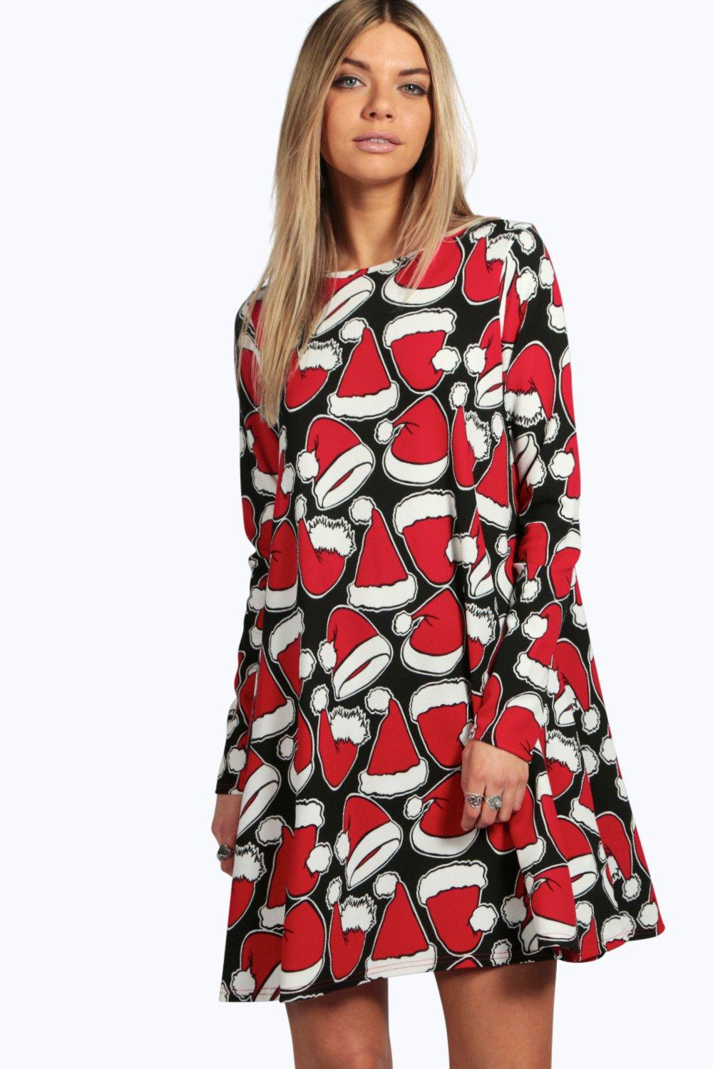 Christmas print hotsell skater dress