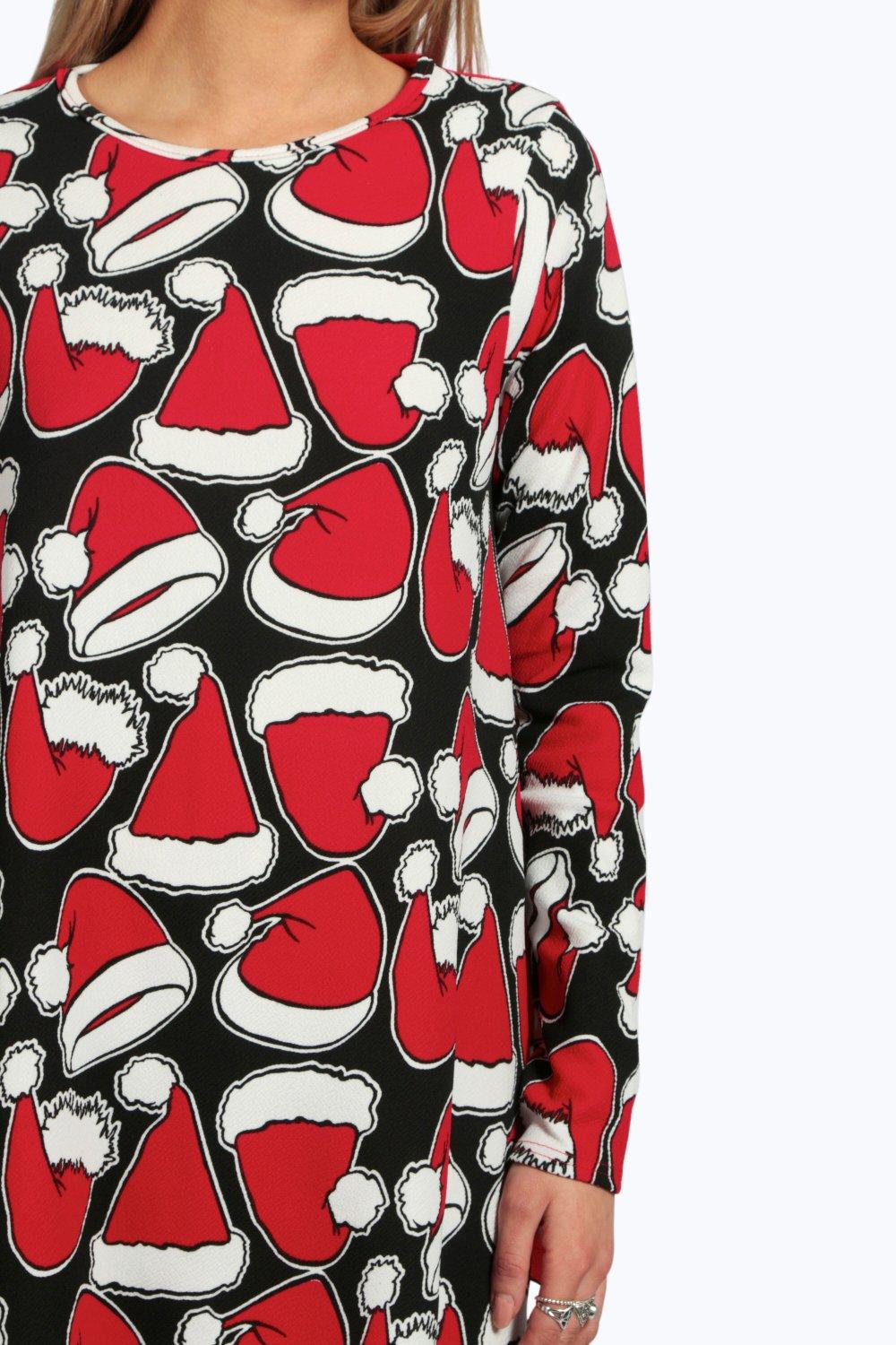 Boohoo santa dress hotsell