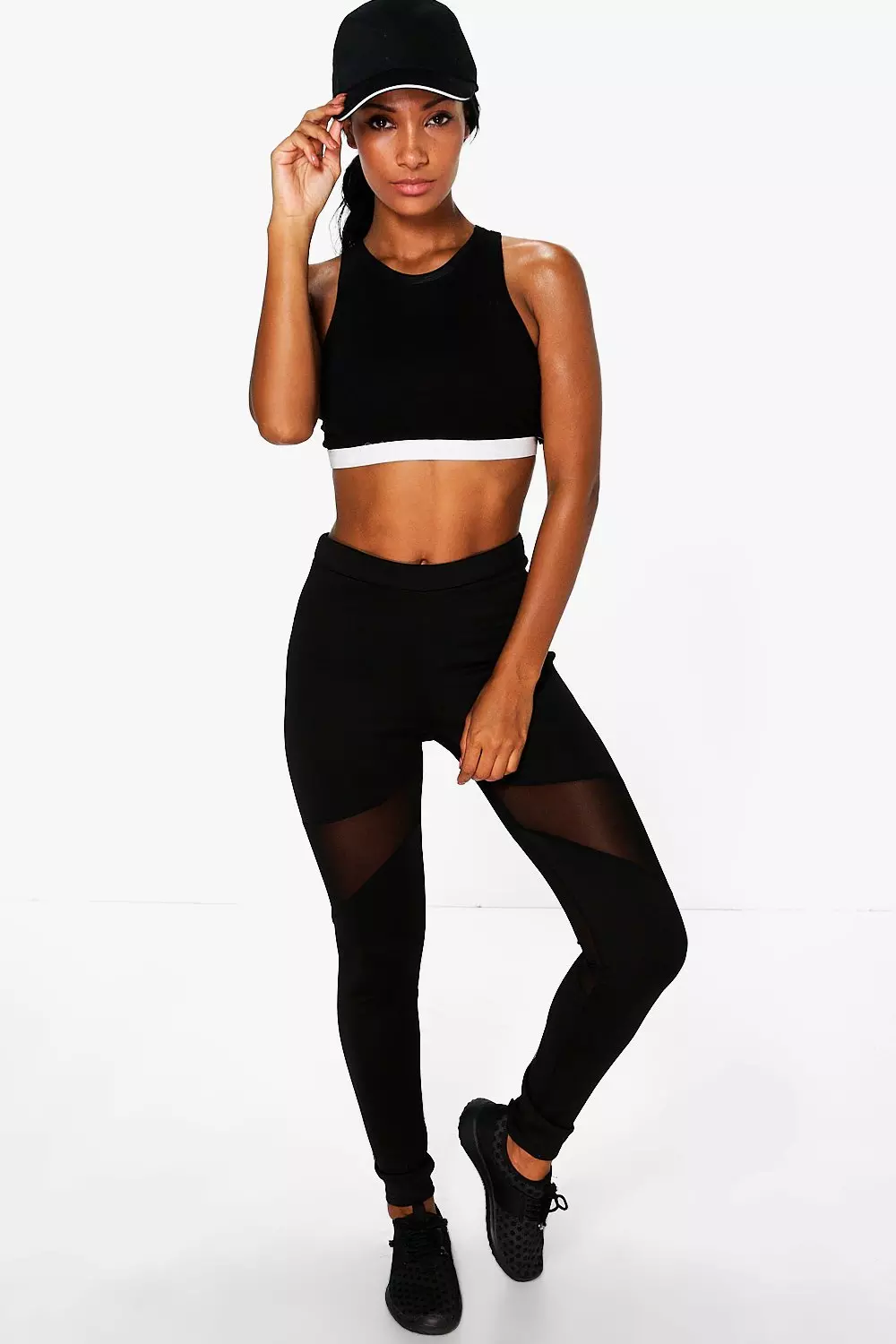 Boohoo mesh leggings sale