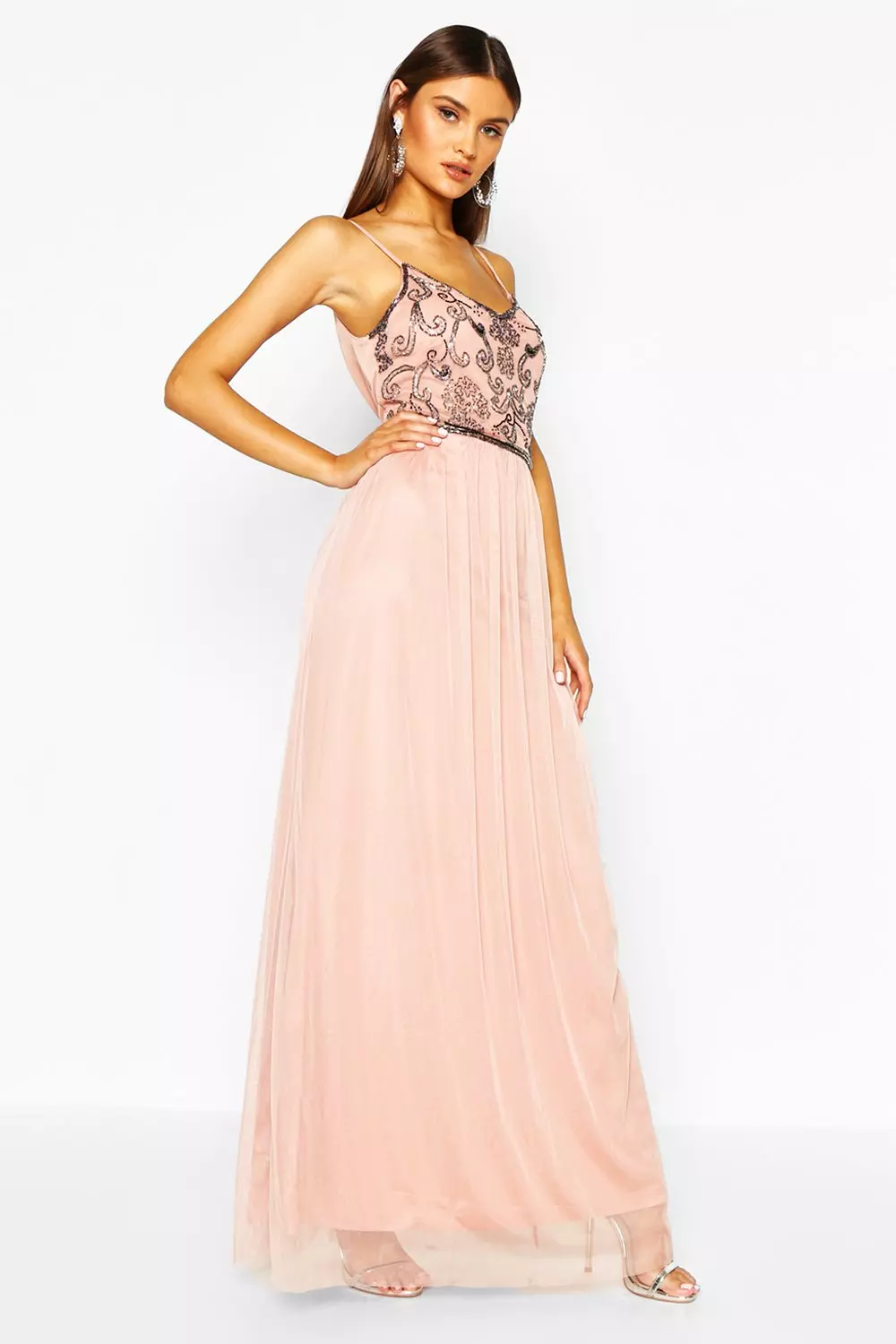 Boutique embellished best sale maxi dress