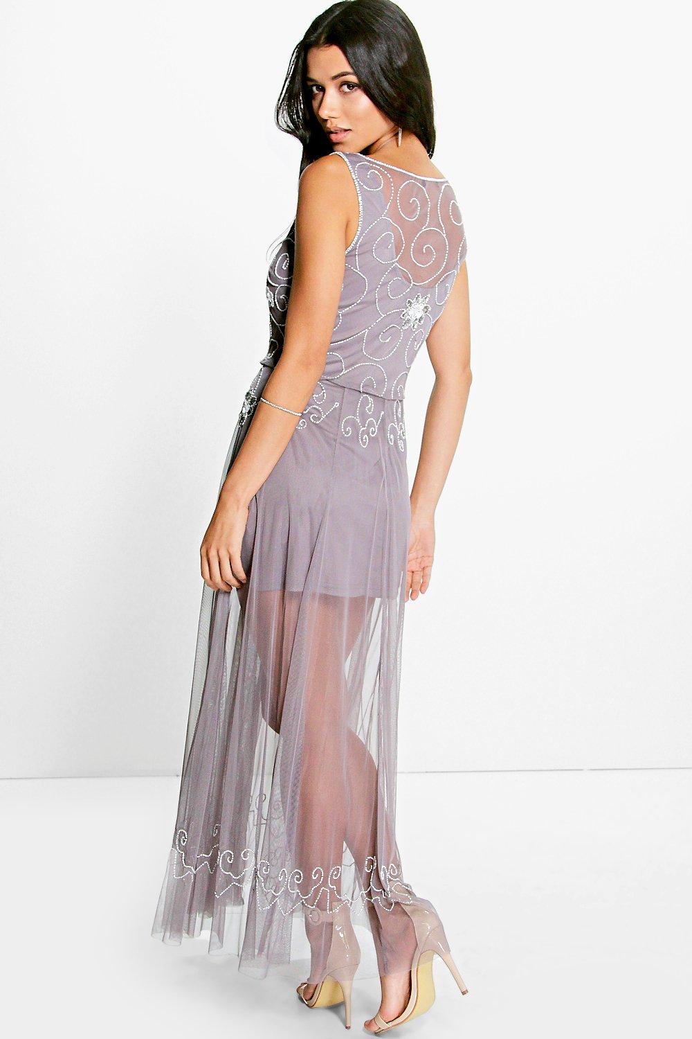 Boohoo hotsell beaded dress