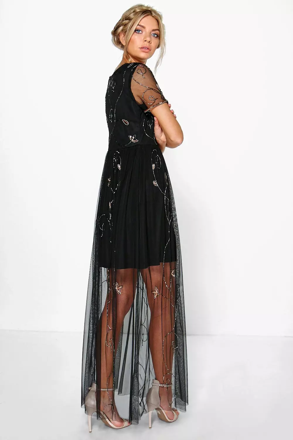 Boutique embellished maxi dress hotsell