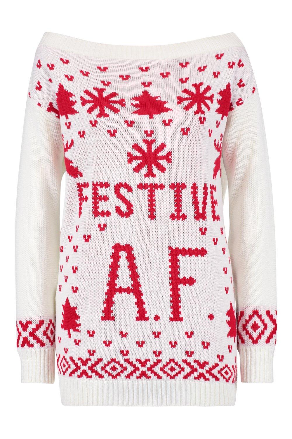 Festive af outlet sweater