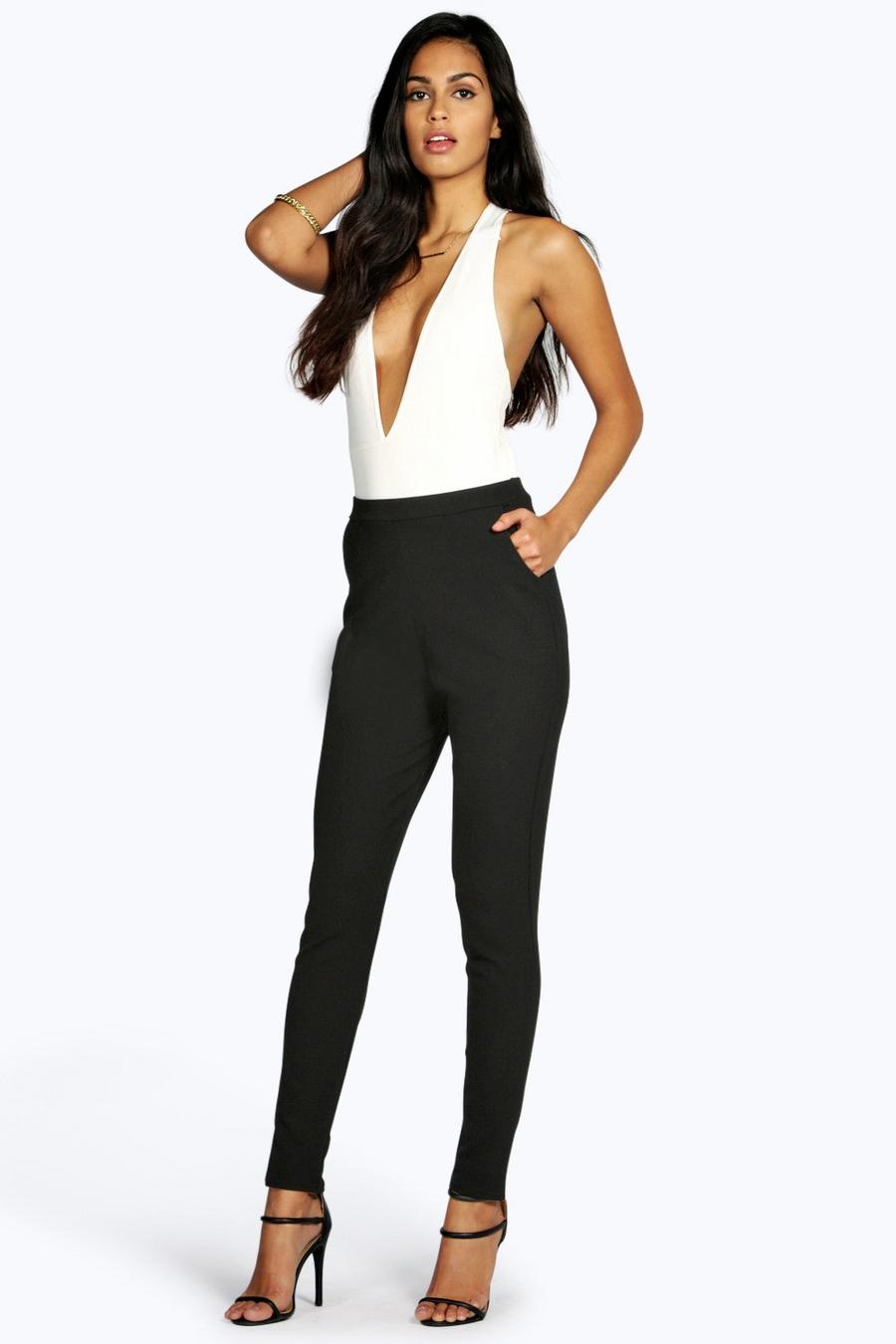 Eva Crepe Super Stretch Skinny Trousers image number 1