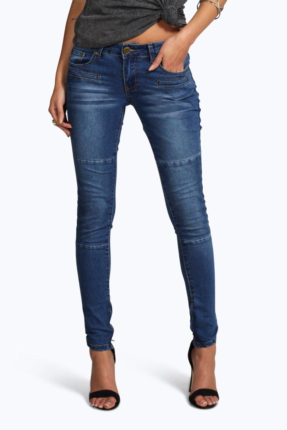 Jeans vita sale bassa skinny