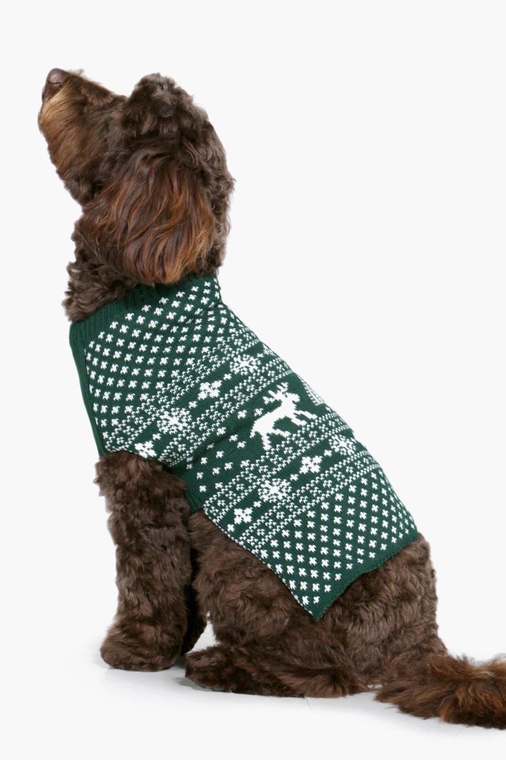 boohoo dog christmas jumper
