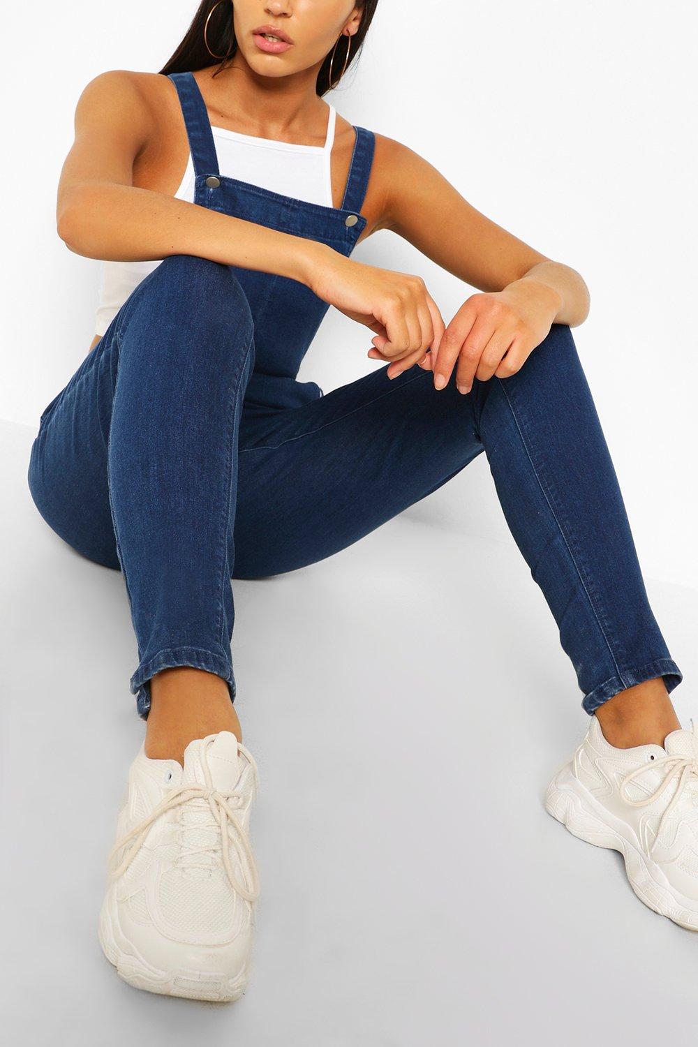 slim leg dungarees