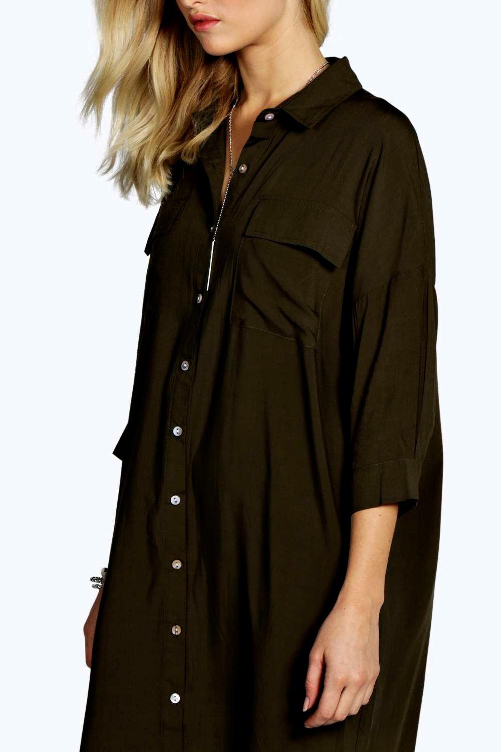 military shirt dress