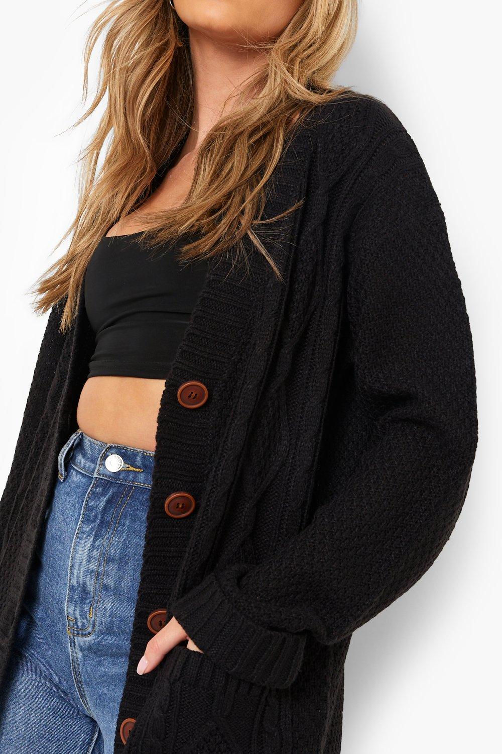 Boohoo boyfriend cardigan sale