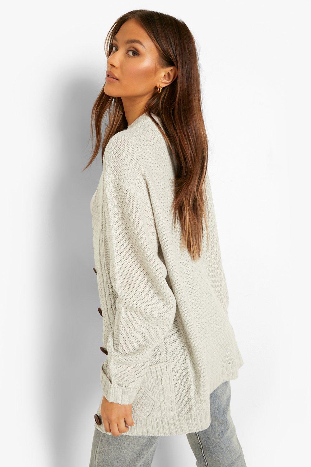 Boohoo oversized hotsell boyfriend cardigan