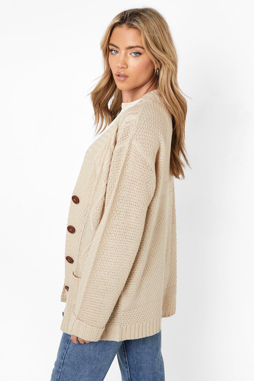 Boohoo boyfriend cardigan sale