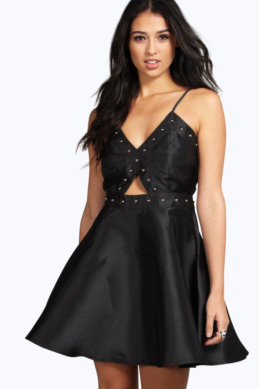 cut out skater dress