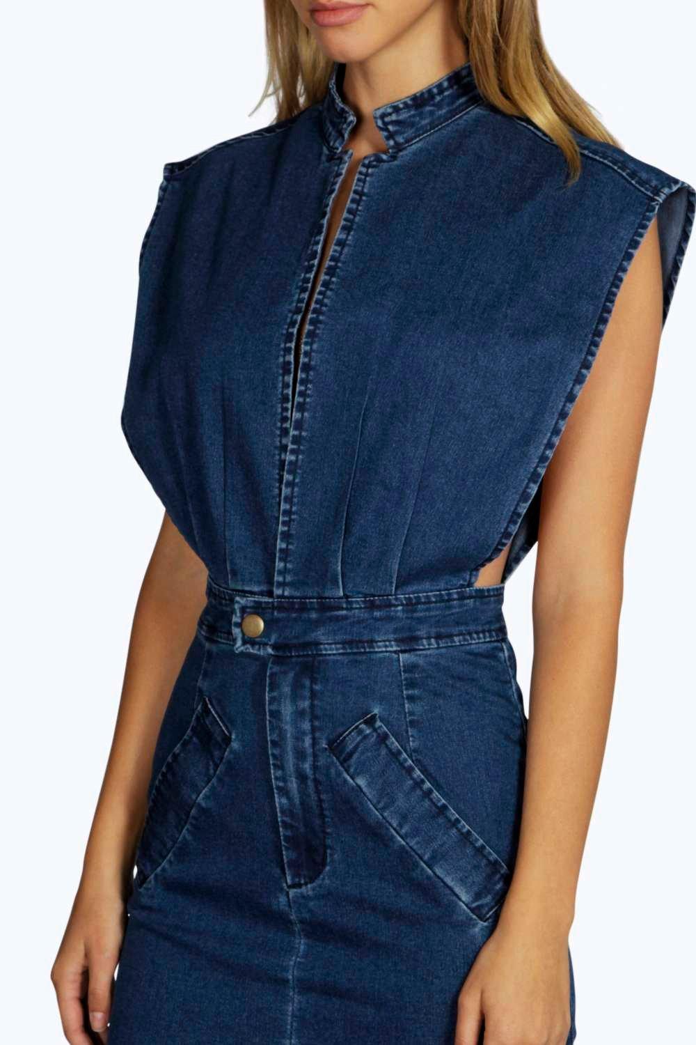 denim dress blue