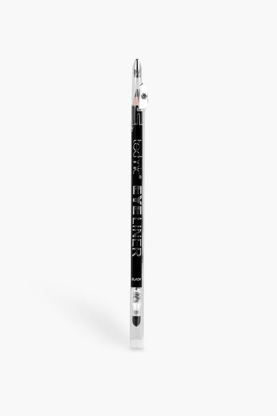 שחור עיפרון לעיניים עם מברשת מריחה ומחדד של Technic image number 1