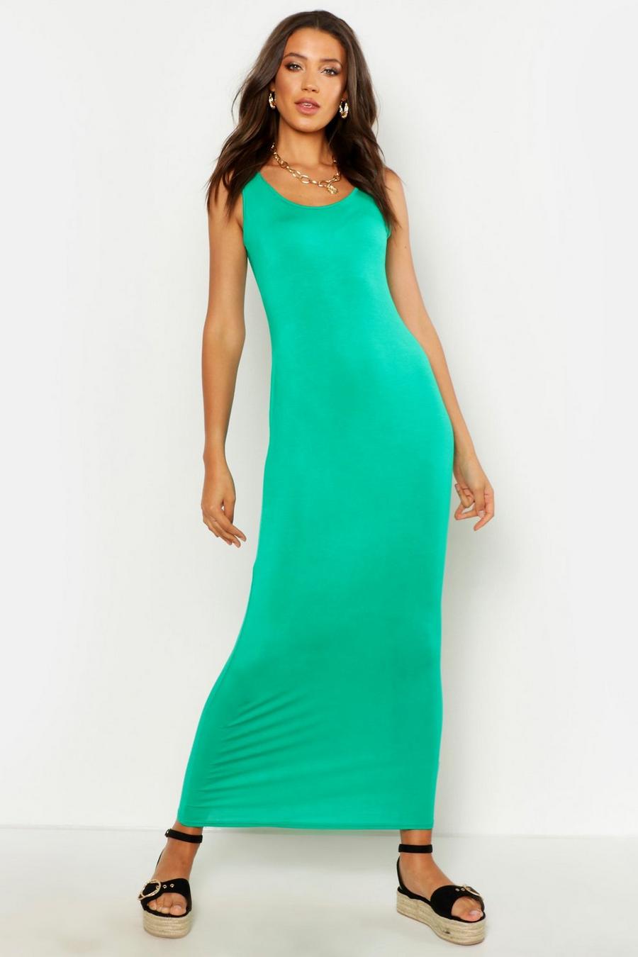 Jade green Tall Basic Maxi Dress