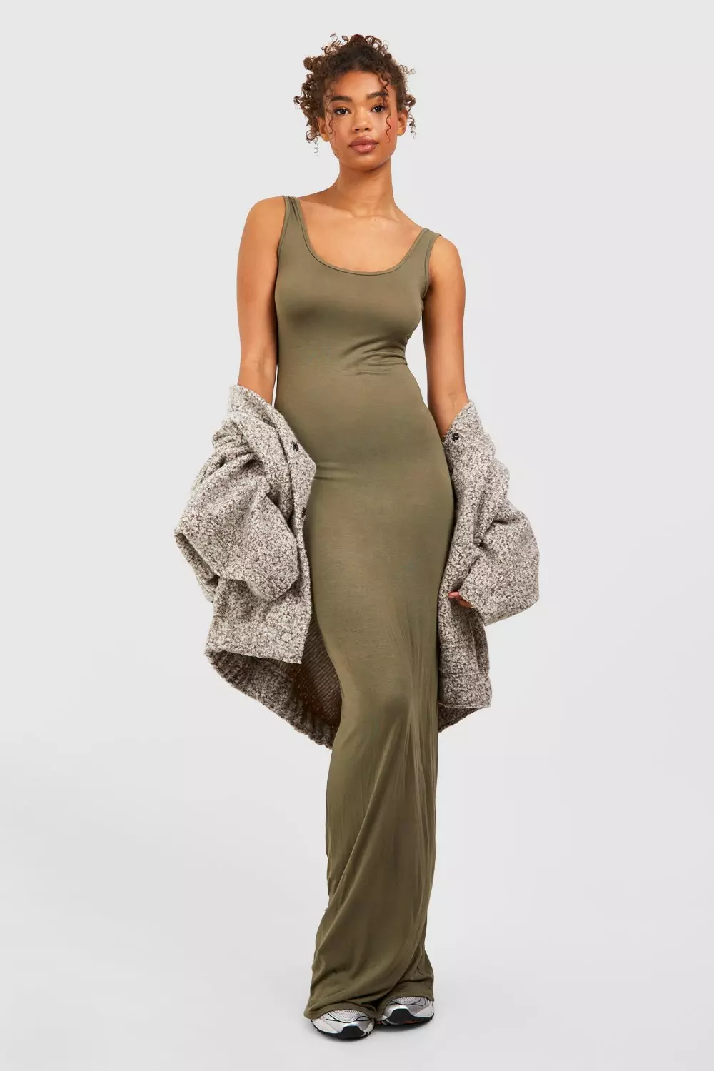 Black Tall Basic Maxi Dress alternative image