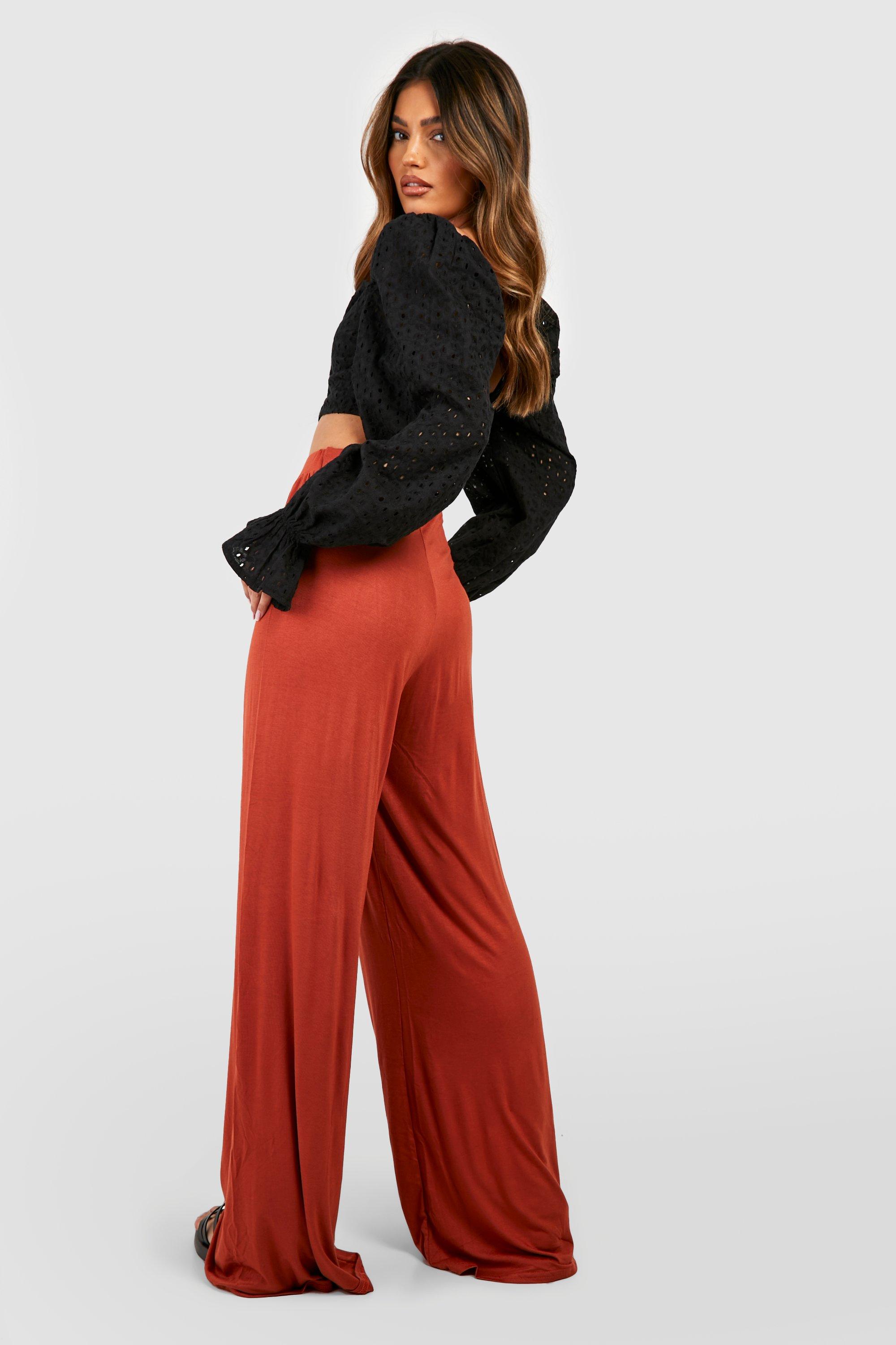 3 quarter outlet wide leg trousers