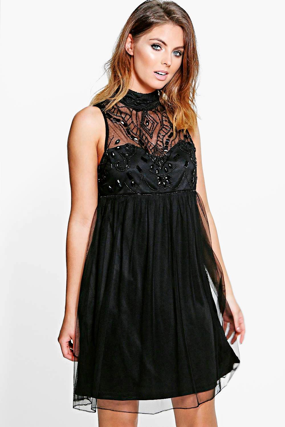 boohoo babydoll dress