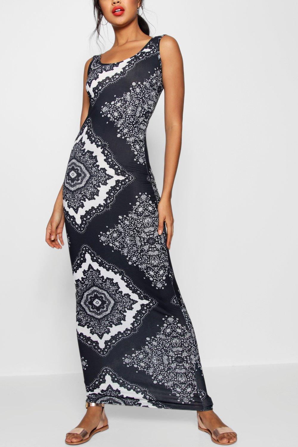 boohoo paisley maxi dress