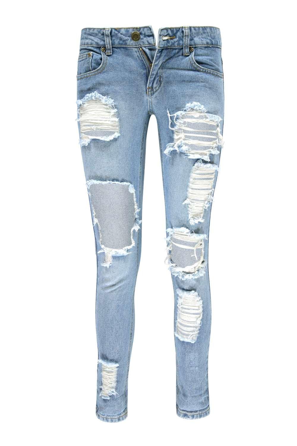 boohoo distressed jeans