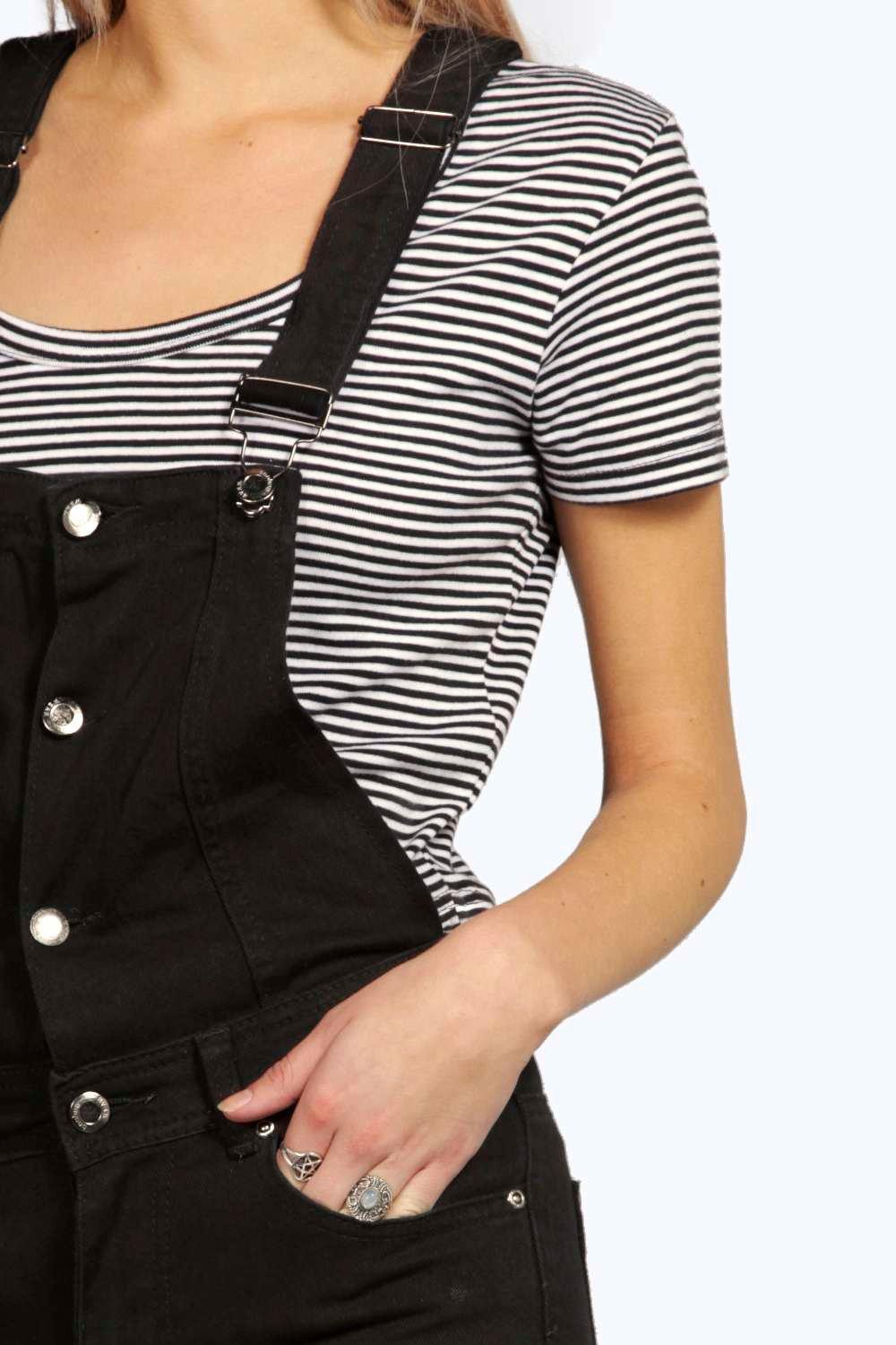 Button front sale dungarees