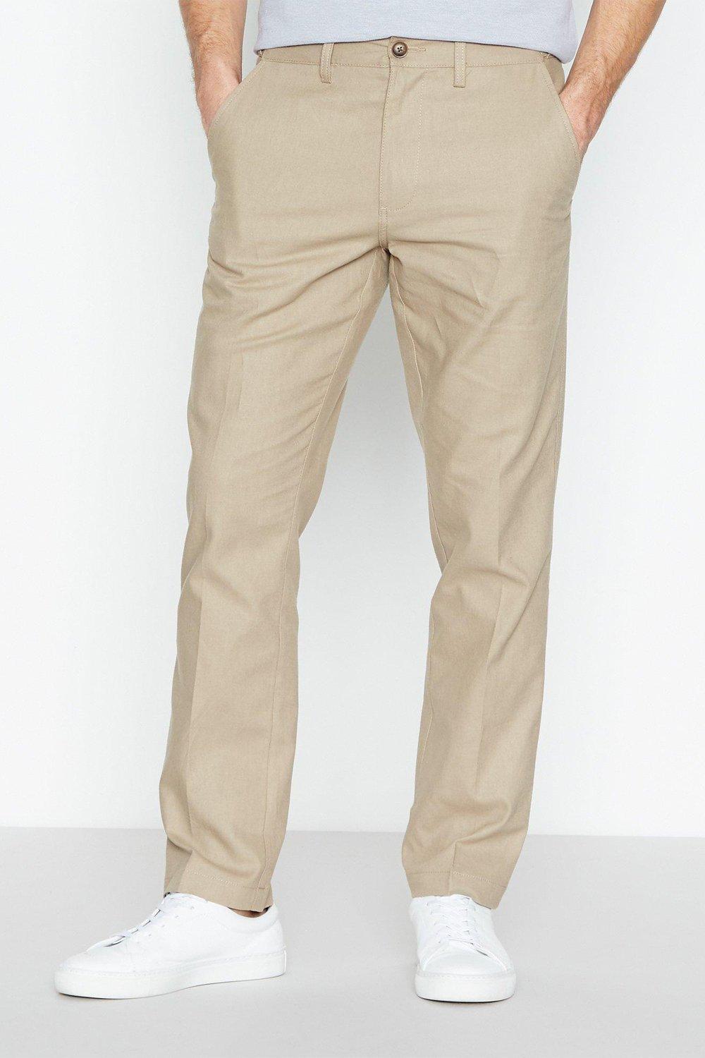 Maine Linen Blend Trousers | Debenhams