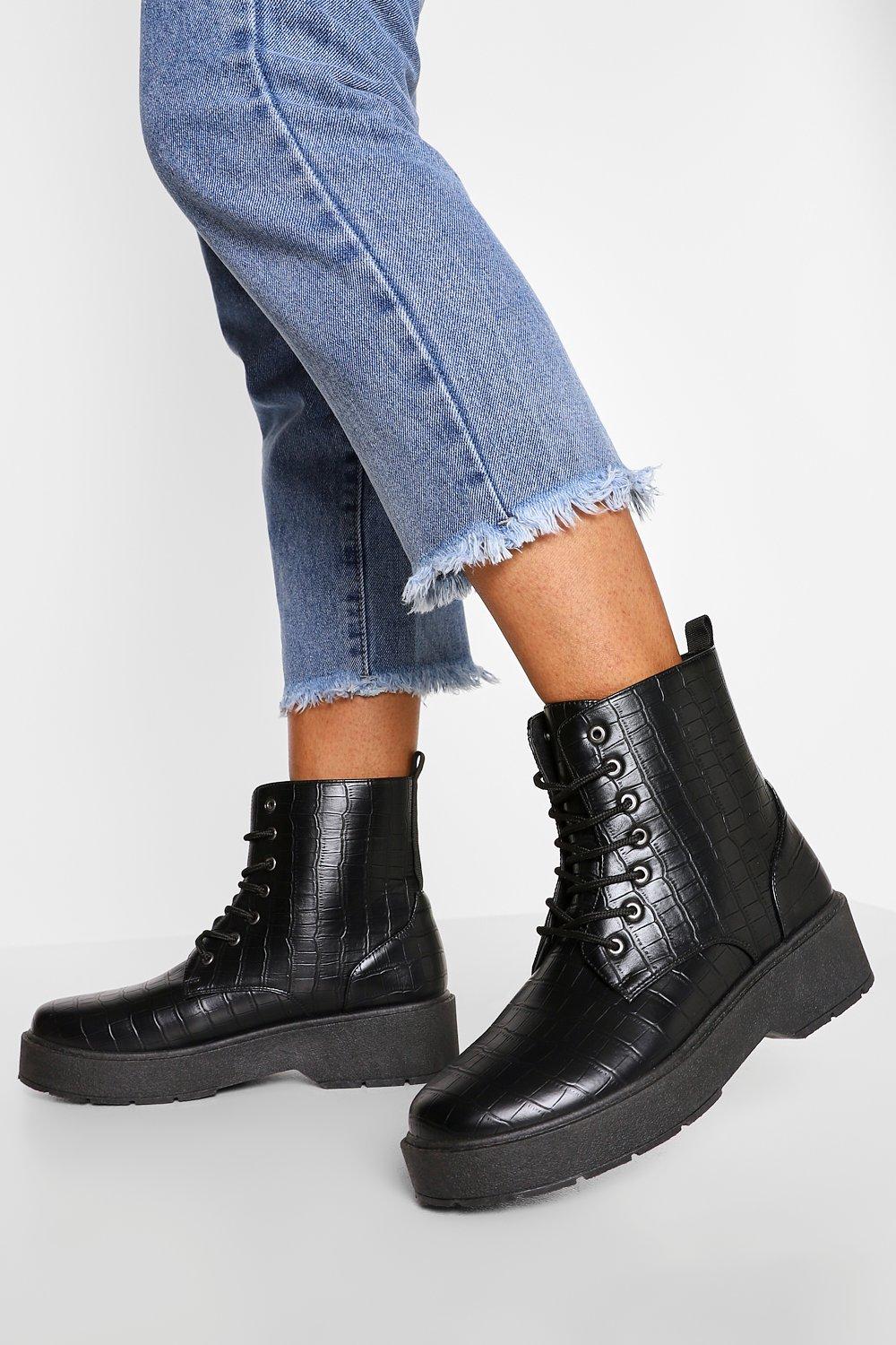 platform hiker bootie