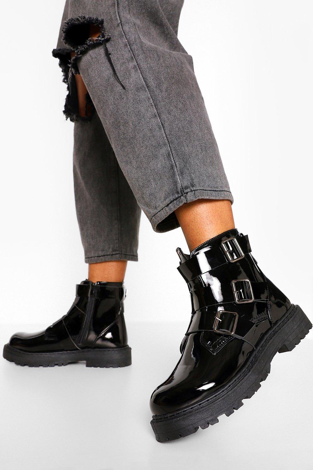 stylish biker boots