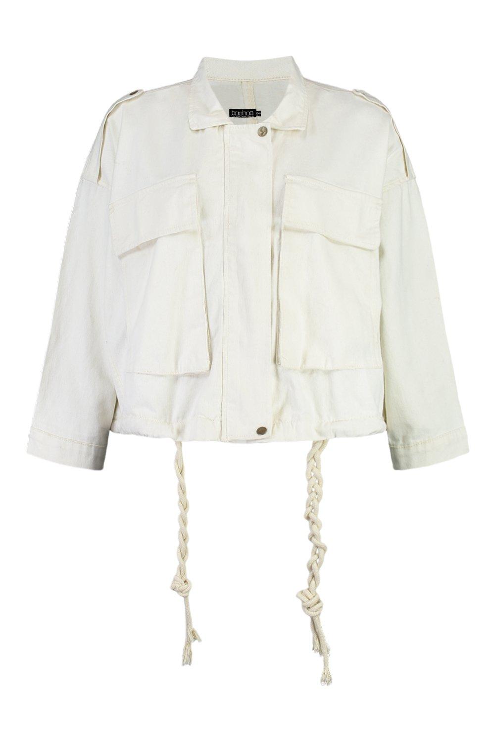 Boohoo denim clearance utility jacket