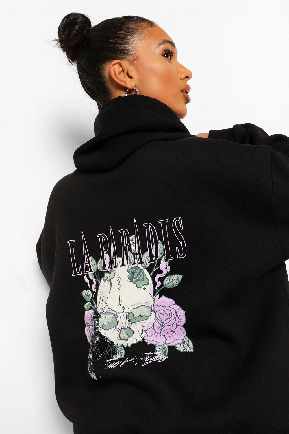 Womens skull store hoodies uk