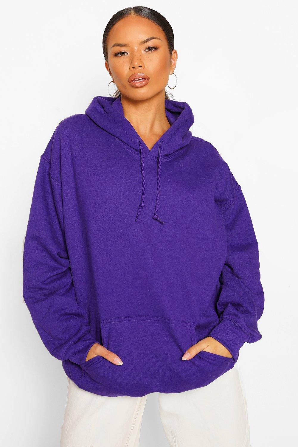 Zoom Fa Sweat à capuche - Femme - Violet à prix pas cher