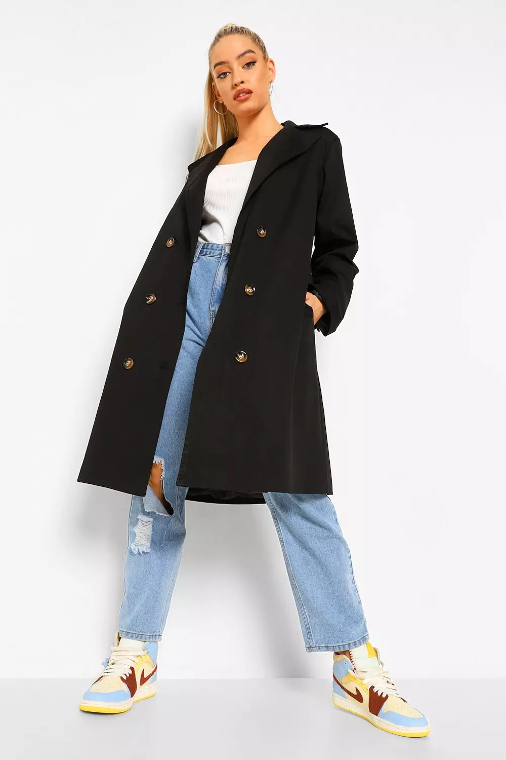 ★citybreeze★ Belted handmade long coatBUTTER Boohoo ME