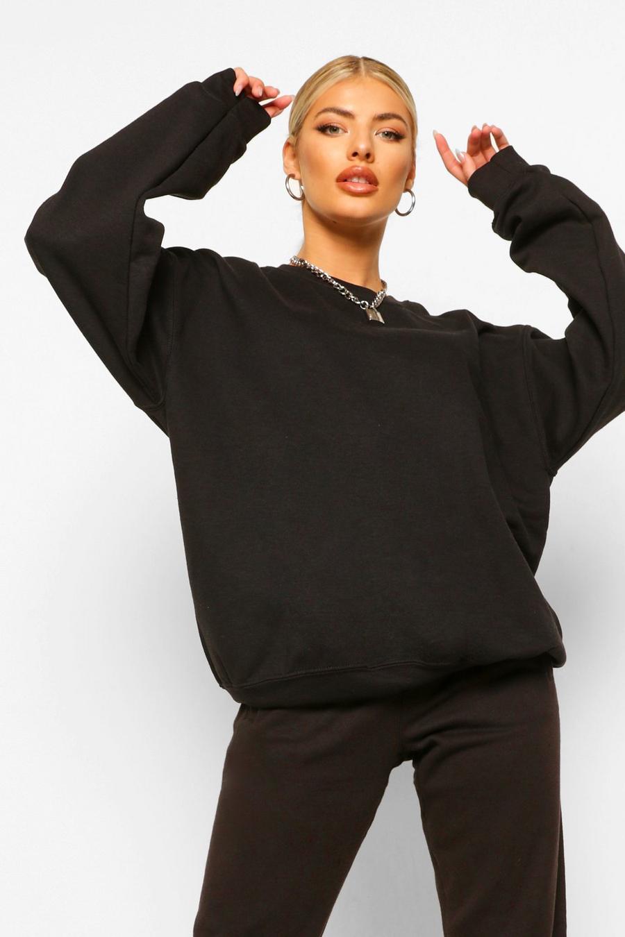 Black Svart oversize sweatshirt image number 1