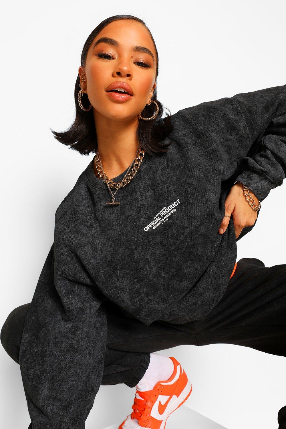 Boohoo oversized outlet sweatshirt