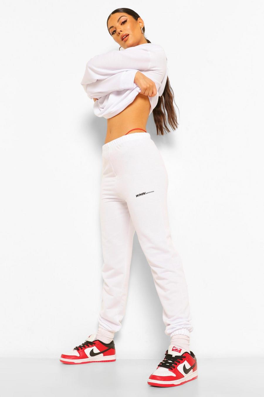 White Woman Joggers image number 1